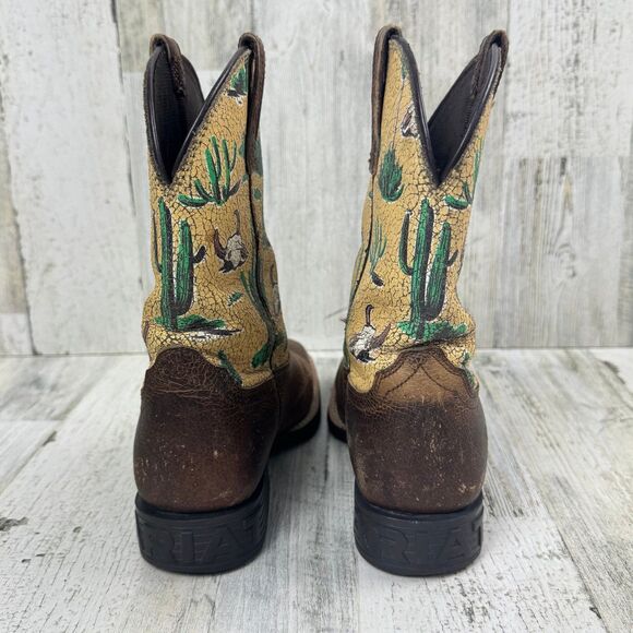 Ariat Kids Round Up Wide Square Toe Western Boot (Little Kid/Big Kid)a size 3 - Picture 5 of 10